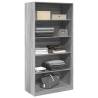 Wardrobe Grey Sonoma 100x50x200 cm - Stylish & Compact Design