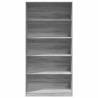 Wardrobe Grey Sonoma 100x50x200 cm - Stylish & Compact Design