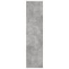 Stylish Concrete Grey Wardrobe | 80x50x200 cm Engineered Wood