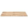 Table Top Rectangular Solid Wood Acacia - 100x80 cm