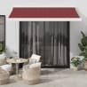  Automatic Retractable Awning Burgundy 300x250 cm Colour burgundy and white Size 300 x 250 cm Quantity in Package 1 