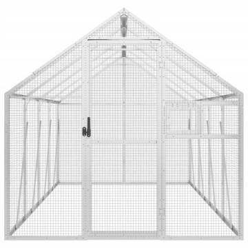 Aviary Silver 1.79x4x1.85 m Aluminium - Durable & Spacious