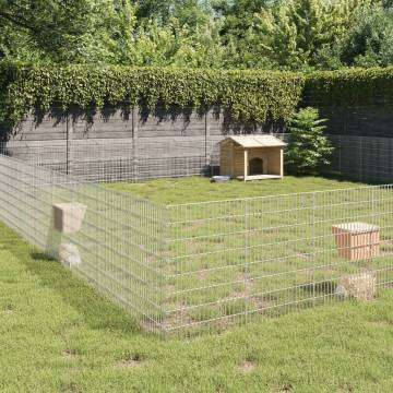 Free Range Animal Enclosure - 48-Panel Galvanised Iron