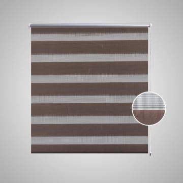 Zebra Blind 70x120 cm Coffee | Elegant Roller Blinds