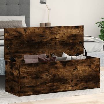 Storage Box Smoked Oak 102x35x35 cm - Stylish & Practical