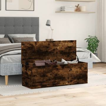 Storage Box Smoked Oak 102x35x35 cm - Stylish & Practical