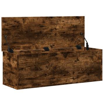 Storage Box Smoked Oak 102x35x35 cm - Stylish & Practical