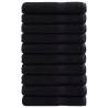  Premium Sauna Towels SOLUND 10 pcs Black 80x200 cm 600 gsm Colour black Size 80 x 200 cm Quantity in Package 10 