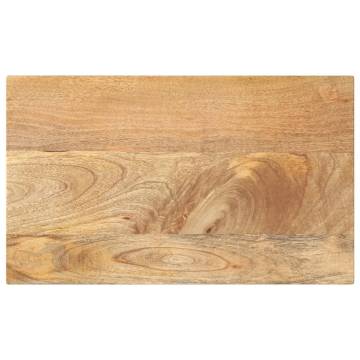 Rectangular Solid Wood Mango Table Top - 50x30x2.5 cm