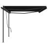 Manual Retractable Awning 5x3.5m Anthracite | HipoMarket