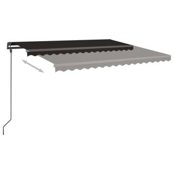 Manual Retractable Awning 5x3.5m Anthracite | HipoMarket