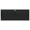 Wash Basin 120x46 cm - Matt Black Marble Sink for Bathrooms