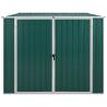 Durable Green Garden Shed 195x198 cm - Galvanised Steel