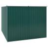 Durable Green Garden Shed 195x198 cm - Galvanised Steel