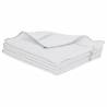 Floor Cloths 50 pcs White with Green Stripes - Durable & Absorbent