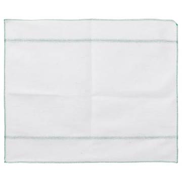 Floor Cloths 50 pcs White with Green Stripes - Durable & Absorbent