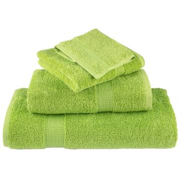 Premium Guest Towels SOLUND - 4 pcs Apple Green | 30x50 cm