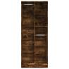 Wardrobe Smoked Oak 80x50x200 cm - Stylish & Durable Storage