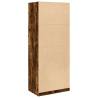 Wardrobe Smoked Oak 80x50x200 cm - Stylish & Durable Storage