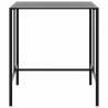 Stylish Black Bar Table - 100x100x110 cm Powder-coated Steel