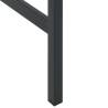 Stylish Black Bar Table - 100x100x110 cm Powder-coated Steel