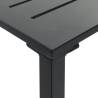 Stylish Black Bar Table - 100x100x110 cm Powder-coated Steel