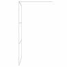 Walk-in Shower Wall Silver 115x195 cm Clear ESG Glass - HipoMarket