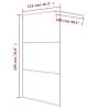 Walk-in Shower Wall Silver 115x195 cm Clear ESG Glass - HipoMarket