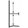 Foldable Walk-in Shower Wall - 80x190cm ESG Glass | HipoMarket