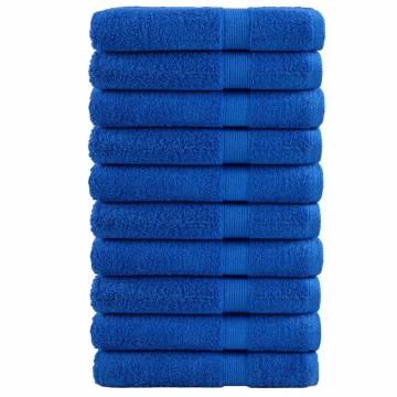 Premium SOLUND Blue Towels - 10pcs 100x200cm 600gsm