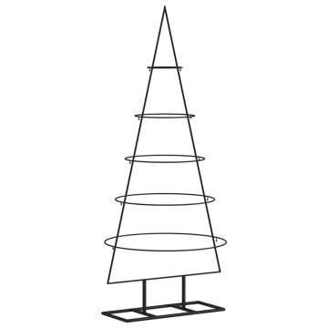 Black Metal Christmas Tree - 125 cm | Hipomarket UK