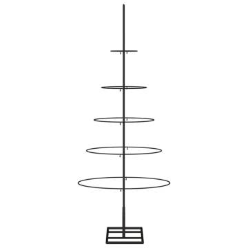 Black Metal Christmas Tree - 125 cm | Hipomarket UK