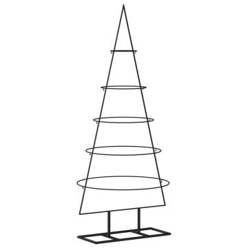 Black Metal Christmas Tree - 125 cm | Hipomarket UK