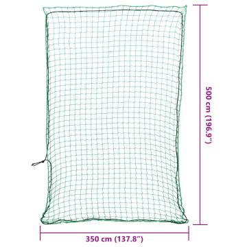 Trailer Net with Elastic Rope Green 5x3.5m - HipoMarket UK