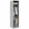  Wardrobe Grey Sonoma 50x50x200 cm Engineered Wood Colour grey sonoma Size 50 x 50 x 200 cm Quantity in Package 1 Amount 1 shelf 