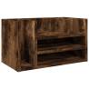 Desk Organiser Smoked Oak - Stylish Storage Solution