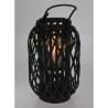 H&S Collection Black Lantern Reed 40x26 cm - Stylish Decor