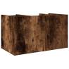 Desk Organiser Smoked Oak - Stylish Storage Solution