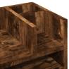 Desk Organiser Smoked Oak - Stylish Storage Solution