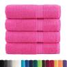 Premium Shower Towels SOLUND - 4 pcs Pink 70x140 cm 600 gsm