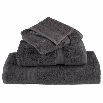 Premium Sauna Towels SOLUND - 25pcs Anthracite 80x200cm