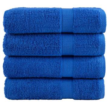 Premium Blue Bath Towels SOLUND 4pcs | 100x150cm 600gsm