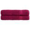  Premium Towels SOLUND 2pcs Bordeaux 100x200cm 600gsm Colour bordeaux Size 100 x 200 cm Quantity in Package 2 