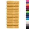 Premium Bath Towels SOLUND - 10pcs Gold 100x150cm 600gsm