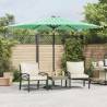 Garden Parasol with Steel Pole - Green 288x288 cm | HipoMarket