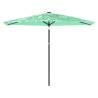 Garden Parasol with Steel Pole - Green 288x288 cm | HipoMarket