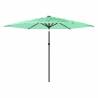 Garden Parasol with Steel Pole - Green 288x288 cm | HipoMarket