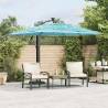  Garden Parasol with Steel Pole Blue 246x246x230 cm Colour blue Size 246 x 246 x 230 cm Quantity in Package 1 