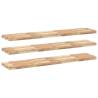 Floating Shelves - 3 pcs Solid Wood Acacia | Hipomarket UK