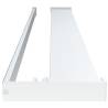 Shower Shelf for Walk-in Shower Wall Chrome - 90 cm Aluminium